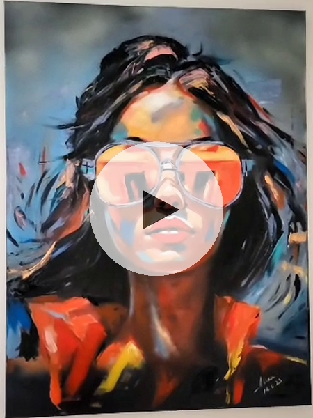 ArteDiAlina.com painting: Burning Heart